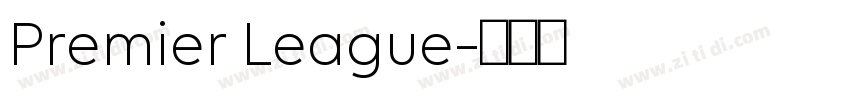 Premier League字体转换